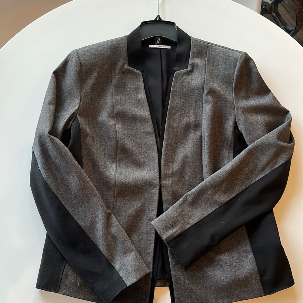 TAHARI Power Suit - Blazer & Skirt Set (Blazer 14, Skirt 12)